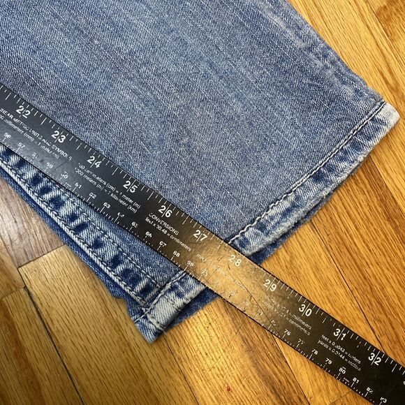 Silver Jeans Eddie 36 x 30 Light Stone Wash Stretch Blue Jeans Embroidered - Picture 13 of 13